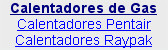 Calentadores de Gas
Calentadores Pentair
Calentadores Raypak